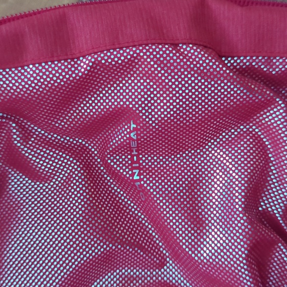 Columbia Omniheat Warm Winter Faux Fur Hooded Coat Red Large - Picture 9 of 9